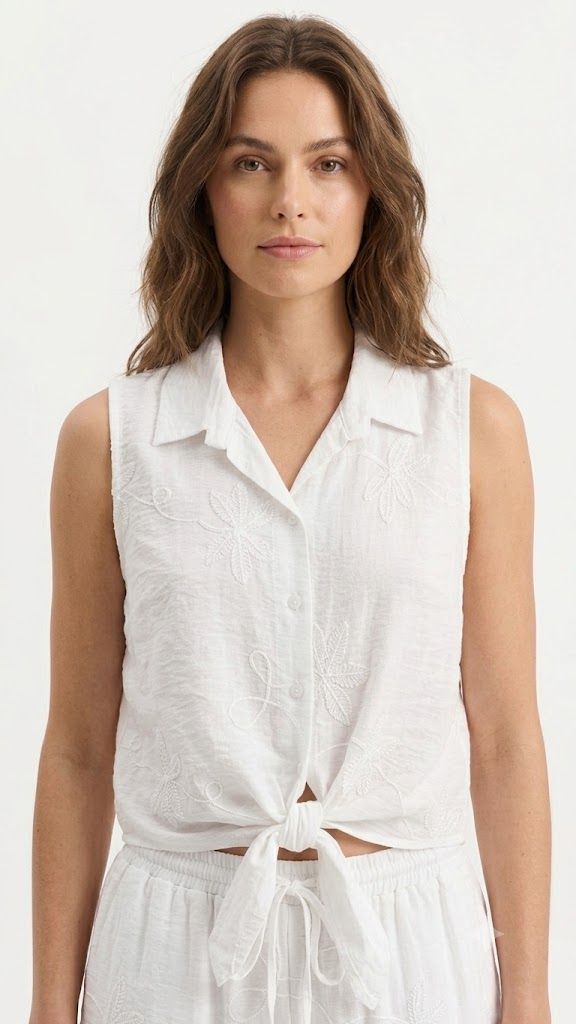 Boho Summer Sleeveless Shirt